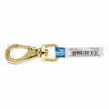 National Hardware Boat Snap with Swivel Round Eye, 5/8 x 3-7/8 in, 100 lb Working Load, Zinc, Bronze N890-011